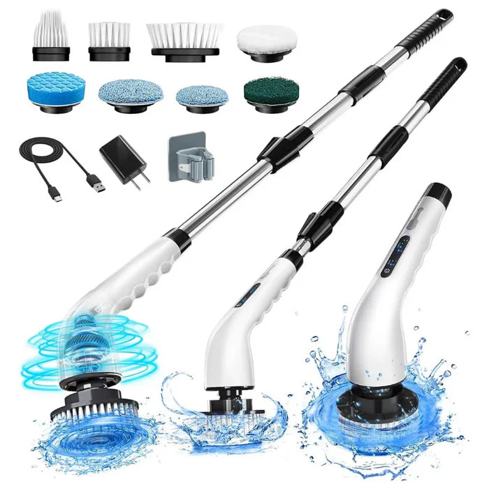Escova de Limpeza Elétrica 360º Multiuso 7 em 1 Recarregável