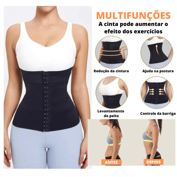 Mega Cinta Modeladora Corretora Postural