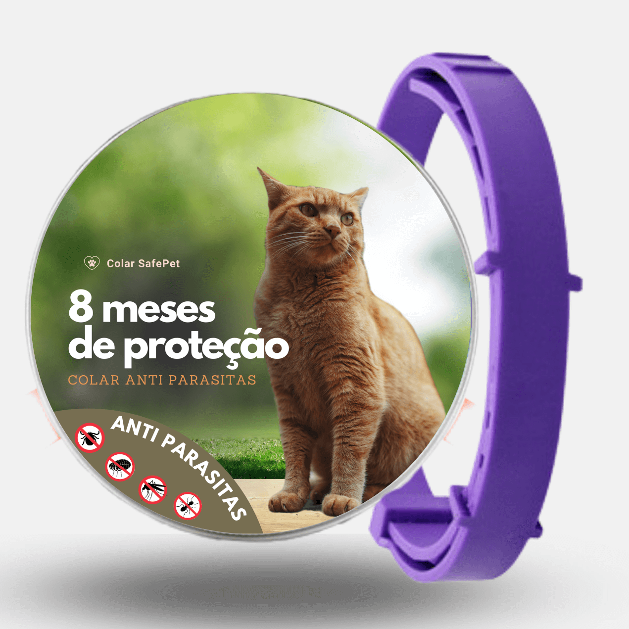 Colar Anti Pulgas e Carrapatos