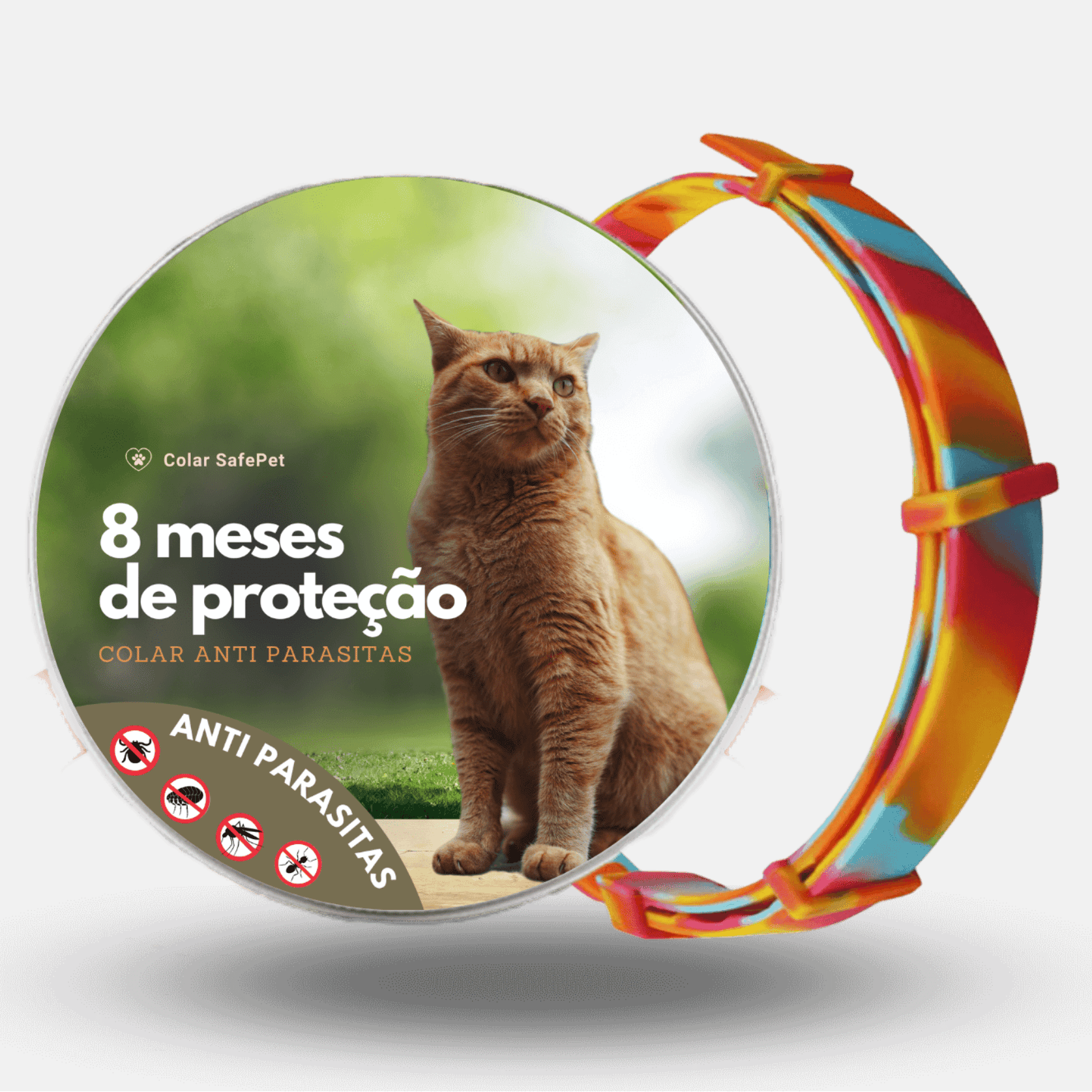 Colar Anti Pulgas e Carrapatos